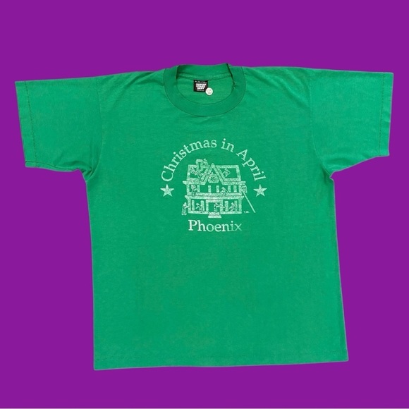 Screen Stars Other - Vintage 90s Christmas in April Tee